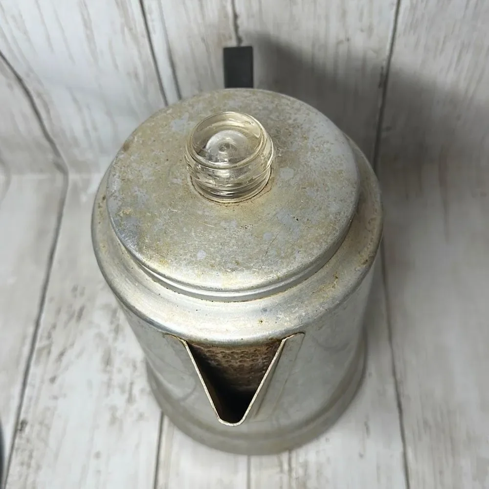 Comet The Popular Aluminum On Stove Coffee Maker Made in The USA Camping Coffee‎